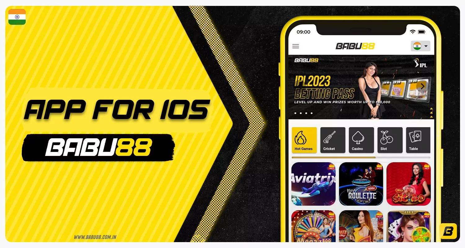 Babu88 India provides its mobile application for download on iOS