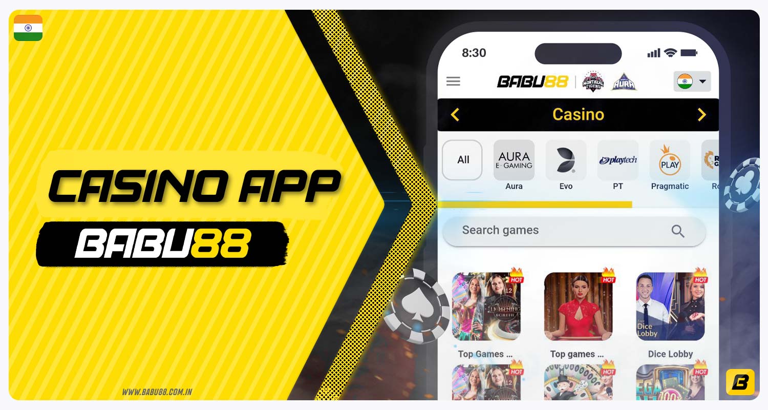 Casino games are available in the Babu88 mobile app